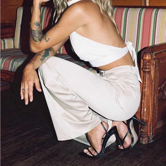 ❌SOLD❌Princess Polly Amalia Pants in Beige - Picture 2 of 12